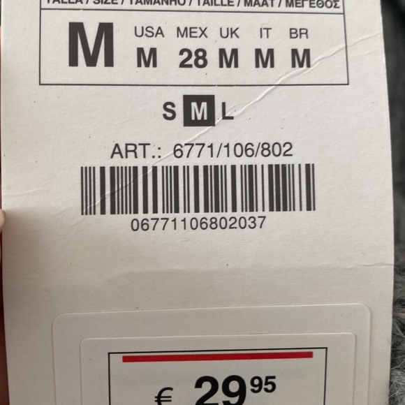 Grey knit slouchy Zara sweater - Picture 7 of 7